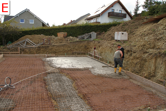 Tragende Wand wird ohne Fundament sein