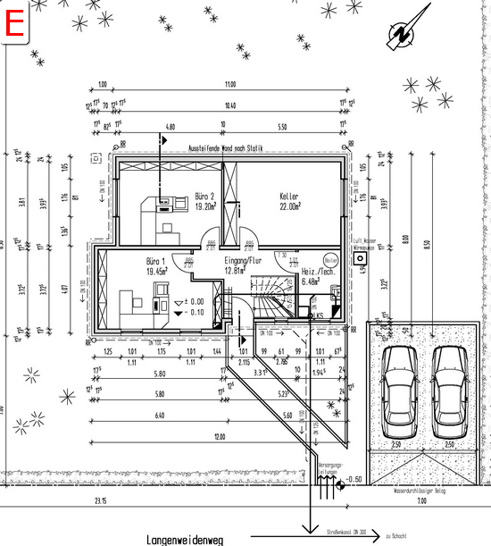 Architektenplan UG (EG)