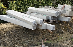 Ringbalken aus Betonfertigteilen