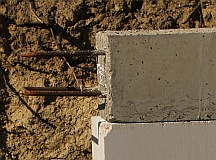 Erddruck- und Ringbalken aus Betonfertigteilen